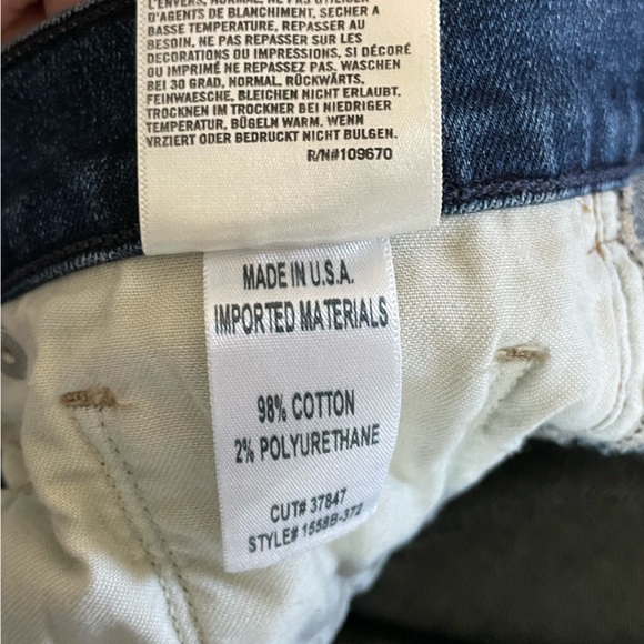 CITIZENS OF HUMANITY Agnes Long Mid Rise Slim Straight Jeans size 30 - Picture 7 of 9